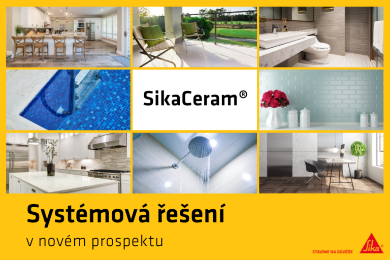 SikaCeram® – systémová řešení pro obklady a dlažby